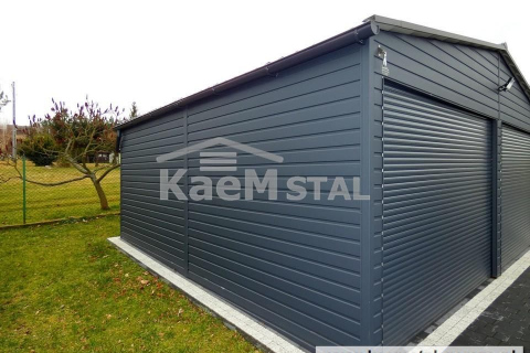 011.-Garaz-6x5-Kolor-Grafit-7016MAT-Dach-Grafit-7016-MAT